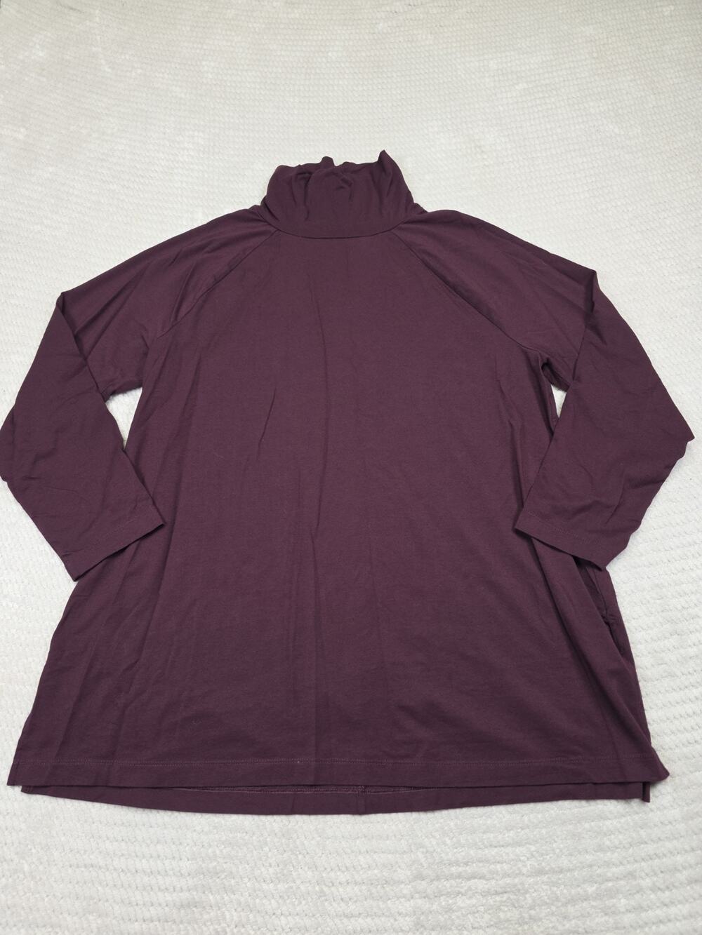 J Jill Shirt Womens XL Luxe Supima Everyday Turtleneck Tunic